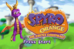 Spyro Orange title screen.png
